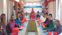 কানাইঘাটে দুর্যোগ ব্যবস্থাপনা কমিটির এসআরএসপি প্রকল্পের অবহিতকরণ সভা 